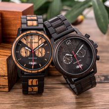 Load image into Gallery viewer, Wooden quartz watch
