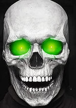 Load image into Gallery viewer, New Halloween Scary Skull With Movable Mouth And Glow
