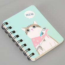 Load image into Gallery viewer, Small Cartoon Thickened Cute Portable Small Coil Notebook
