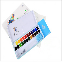Load image into Gallery viewer, Solid watercolor paint set
