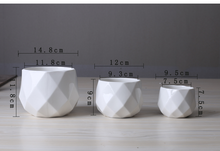 Load image into Gallery viewer, Desktop ceramic flowerpot
