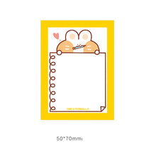 Load image into Gallery viewer, Memo Paper Small Notebook Sticky Notes Creative Cute Cartoon Stationery

