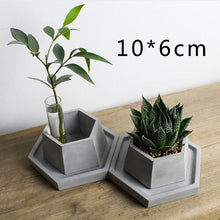 Load image into Gallery viewer, Succulent Flowerpot Mold Homemade Bonsai Cement Mold Silicone Mold Concrete Mold Custom Cement Silicone
