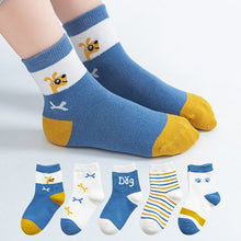 Load image into Gallery viewer, Simple Children's Cartoon Combed Cotton Socks
