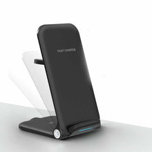 Load image into Gallery viewer, Desktop Vertical Multifunctional Three-in-one Wireless Charger
