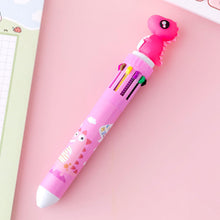 Load image into Gallery viewer, Girly Heart Cartoon Multicolor Press Ballpoint Pen
