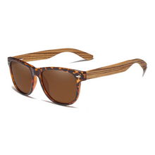 Load image into Gallery viewer, Bamboo Wood Sunglasses Wooden Retro Polarized Sunglasses

