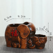 Load image into Gallery viewer, Retro Fortune Tree Ceramic Flower Pot Desktop Pendulum
