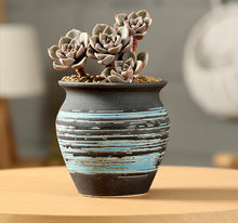 Load image into Gallery viewer, Breathable Stoneware Succulent Flower Small Flower Pot
