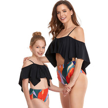 Load image into Gallery viewer, Swimsuit Printed High-waist Bikini Parent-child Swimwear
