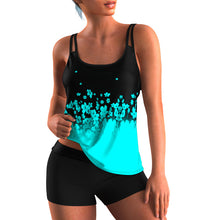 Load image into Gallery viewer, Women's Plus Size Split Suspenders Slim Fit Swimsuit
