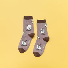 Load image into Gallery viewer, Personality Contrast Color Graffiti Women's Tube Socks Street Style Fashion Cotton Socks
