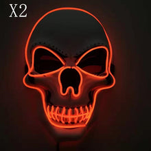 Load image into Gallery viewer, Skull LED Glowing Halloween Mask
