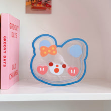Load image into Gallery viewer, Creative Cartoon Student Desktop Pen Holder Office Stationery Cosmetics Transparent Storage Tube
