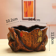Load image into Gallery viewer, Retro Fortune Tree Ceramic Flower Pot Desktop Pendulum
