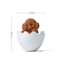 Load image into Gallery viewer, Teddy Dog Hand-made Miniature Landscape Gardening Doll
