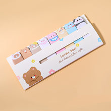 Load image into Gallery viewer, Cartoon Animals Line Up On Post-it Notes
