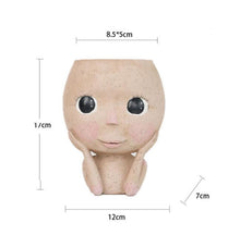 Load image into Gallery viewer, Nordic Creative Art Doll Sculpture Flower Pot
