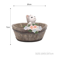 Load image into Gallery viewer, Wooden Basin Resin Ornaments Micro Landscape Garden Decoration
