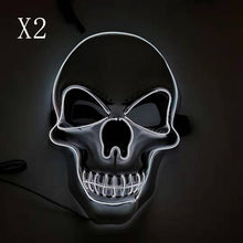 Load image into Gallery viewer, Skull LED Glowing Halloween Mask
