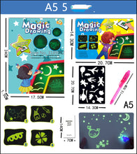 Load image into Gallery viewer, Painting Luminous Writing Board Children Glowing Magical Fluorescence
