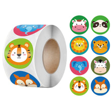 Load image into Gallery viewer, 500roll Childrens Toys Reward Incentive Sticker Label Office Stationery Decoration Label Sealing Sticker
