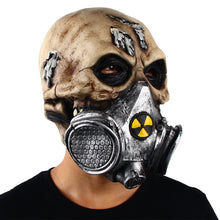 Load image into Gallery viewer, Halloween Biochemical Gas Mask Skull Headgear

