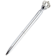 Load image into Gallery viewer, Crown Band Diamond Metal Ballpoint Pen Scepter Metal Pen Fashion Gift Pen
