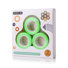 Load image into Gallery viewer, Anti-Stress Magnetic Rings Fidget Unzip Toy Magic RingTools
