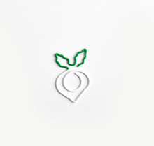 Load image into Gallery viewer, Cartoon Cute Fruit Carrot Paper Clip White Radish Note Holder Simulation White Radish Paper Clip Office Stationery
