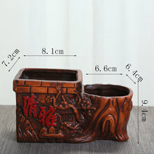 Load image into Gallery viewer, Retro Fortune Tree Ceramic Flower Pot Desktop Pendulum
