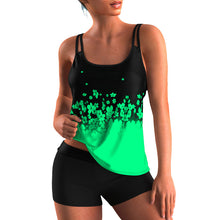 Load image into Gallery viewer, Women's Plus Size Split Suspenders Slim Fit Swimsuit
