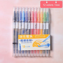 Load image into Gallery viewer, Color Calligraphy  Art Hair Note Pen

