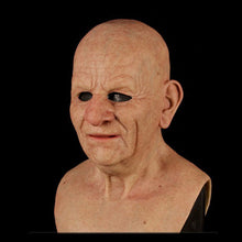 Load image into Gallery viewer, Halloween Granny Mask Latex Headgear Wig Mask
