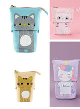 Load image into Gallery viewer, Creative student stationery canvas pencil bag
