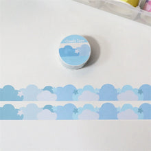 Load image into Gallery viewer, Ins Cute Stars And Clouds Border Decoration And Paper Tape
