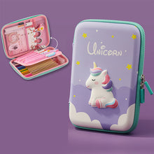 Load image into Gallery viewer, Stationery Box, Pencil Case, Schoolgirls, Children, Multifunctional Cute Pencil Case, Kindergarten
