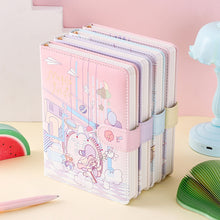 Load image into Gallery viewer, Magic Home Delivery 36KPU Magnetic Buckle Book Cute Cartoon Student Handbook Notepad
