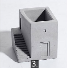 Load image into Gallery viewer, Cement Building Micro Landscape Office Living Room Dining Tabletop
