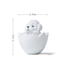 Load image into Gallery viewer, Teddy Dog Hand-made Miniature Landscape Gardening Doll
