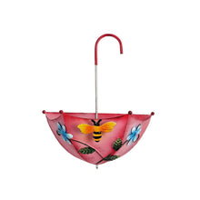 Load image into Gallery viewer, Wrought Iron Umbrella Flower Pot Wall Hanging Garden Pendant
