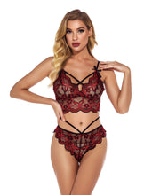 Load image into Gallery viewer, European And American Lace Mesh Underwear Set
