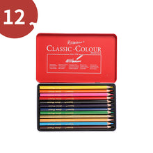 Load image into Gallery viewer, Oil Color Pencil Set Color Triangle Painting
