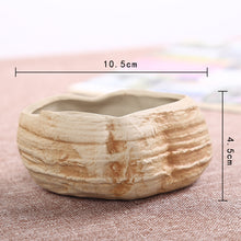 Load image into Gallery viewer, Mini Stone Succulent Plant Potted Kiln Becomes Creative Ceramic Green Plant Pot
