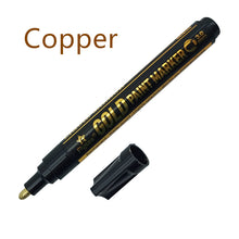 Load image into Gallery viewer, Mirror Pen Reflective Paint Metal Pen Chrome Plated
