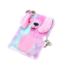 Load image into Gallery viewer, Little Princess With Lock Notebook Cute Cartoon Girl Heart Creative Code Book
