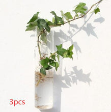 Load image into Gallery viewer, Fashion Wall Hanging Glass Flower Vase Terrarium Wall Fish Tank Aquarium Container Flower Planter Pots Home Garden Decoration
