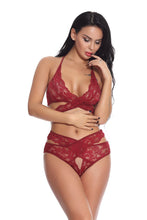 Load image into Gallery viewer, European And American Lace Mesh Underwear Set

