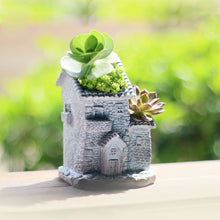 Load image into Gallery viewer, Creative Succulent Retro Hut Xiaoyang Building Flower Pot
