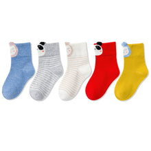 Load image into Gallery viewer, Children's Boxed Cartoon Tube Socks Boys And Girls Baby Cotton Socks
